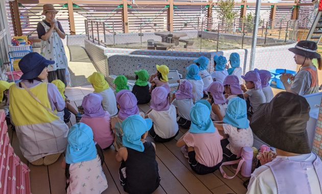 第一園　野菜の苗植え、種まき　９月２５日