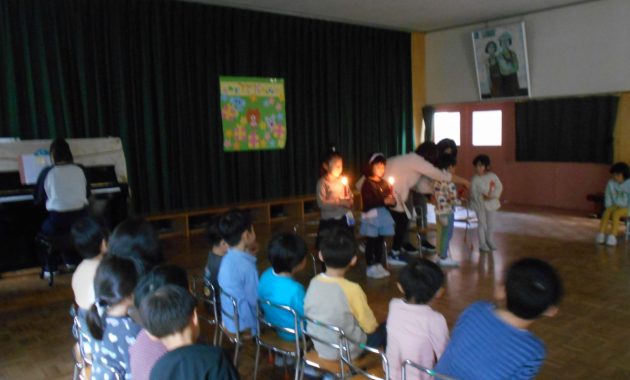 第二園　4月お誕生会（幼稚園）　4月23日