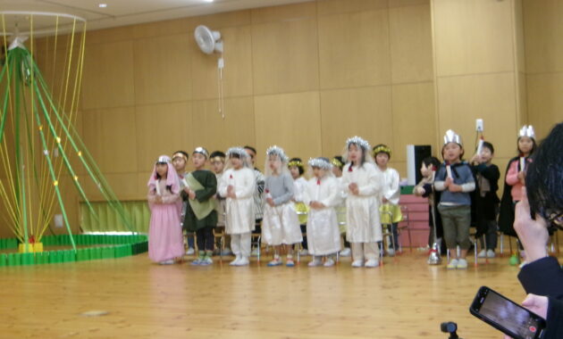 第一園　クリスマス会　１２月１８日