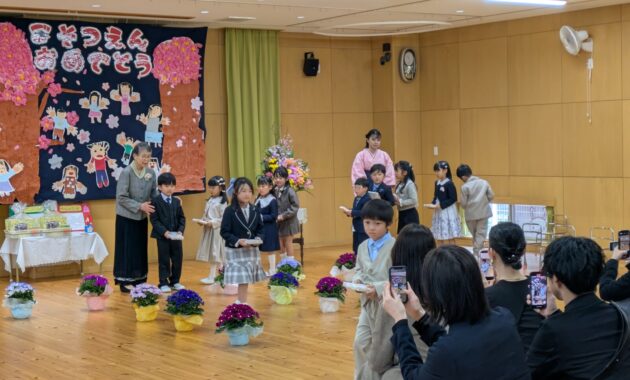 第一園　卒園式　3月19日