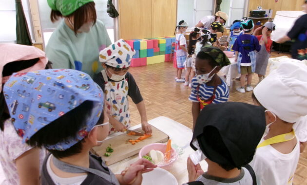 第2園うめ組さんのお楽しみ会（８月１日）のようす